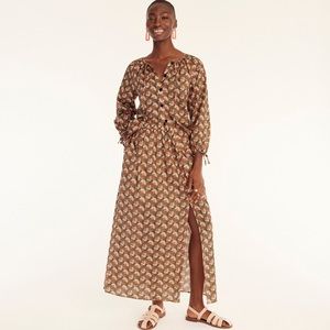 J.Crew Collection side-slit maxi skirt in Ratti® prism floral